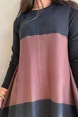 Agata Longline Split Side Knit Chocolate